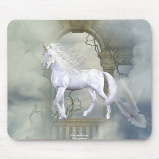 Unicorn Heaven White Beauty 2 Muismat (Voorkant)