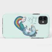 Unicorn heeft een magische dag Case-Mate iPhone case (Achterkant (horizontaal))