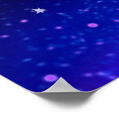 Unicorn heelal sterren in het heelal poster (Hoek)