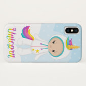 Unicorn Hoesje-Mate Barely iPhone X Case-Mate iPhone Case (Achterkant (horizontaal))