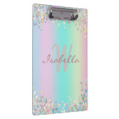 Unicorn holografische glitter klembord (Rechts)