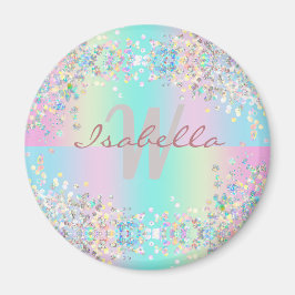 Unicorn Holografische Glitter Magneet