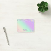 Unicorn holografische glitter post-it® notes (Kantoor)