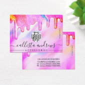 Unicorn Holographic Glitter Drift Logo Bracelet Visitekaartje (Bureau)