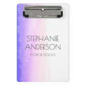 Unicorn Holography Waterverf Abstract Mini Klembord (Voorkant)