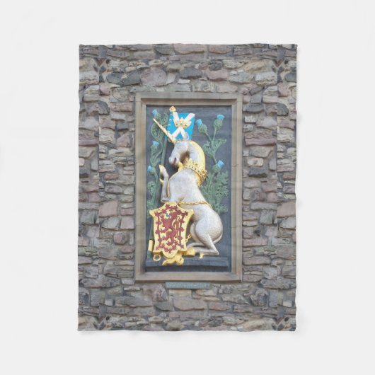 Unicorn, Holyroede Palace Fleece Deken (Voorkant)