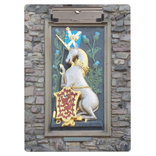 Unicorn, Holyroede Palace Klembord (Voorkant)
