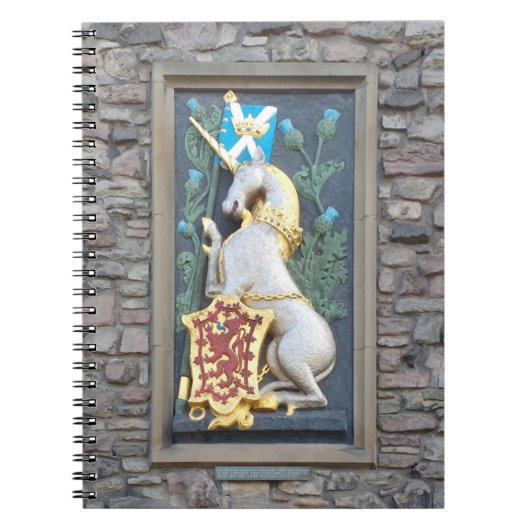 Unicorn, Holyroede Palace Notitieboek (Voorkant)