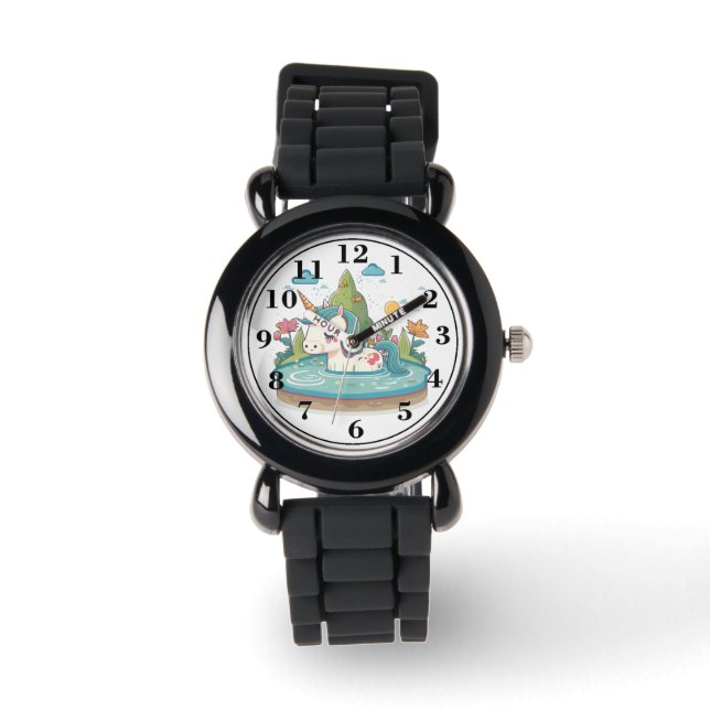 Unicorn Horloge (Voorkant)