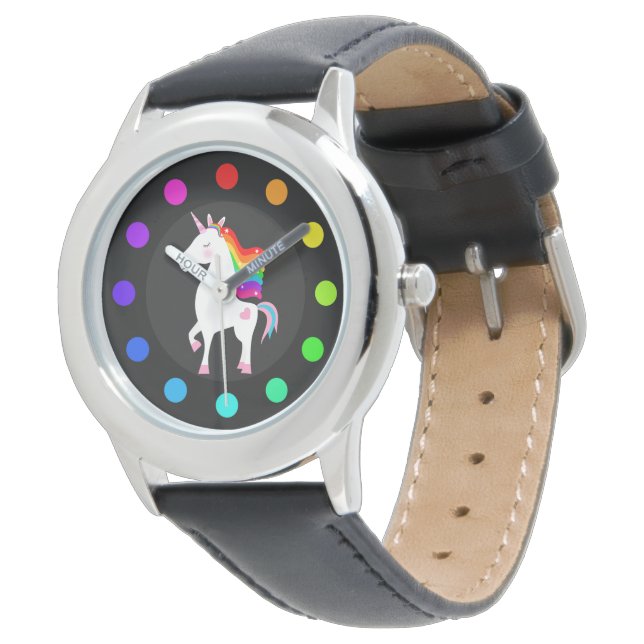 Unicorn Horloge (Gekanteld)