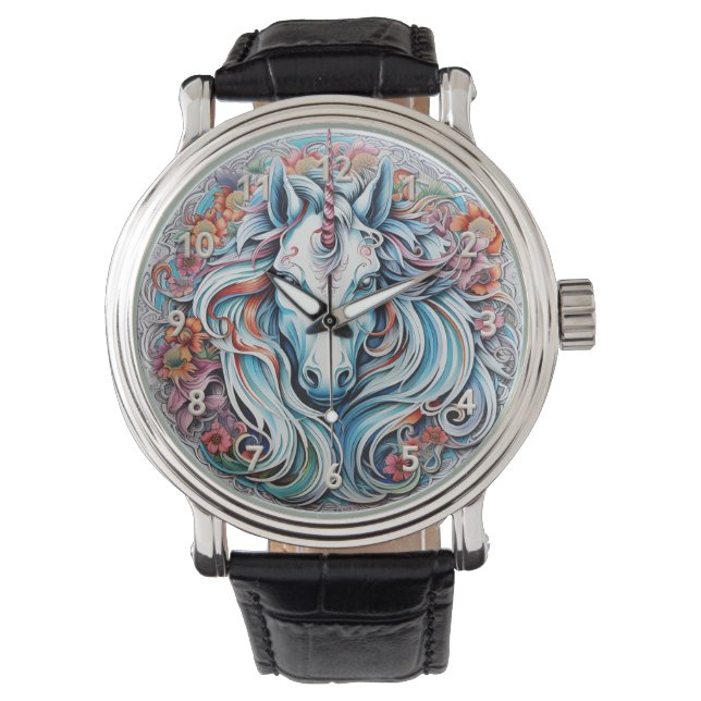 Unicorn Horloge (Voorkant)