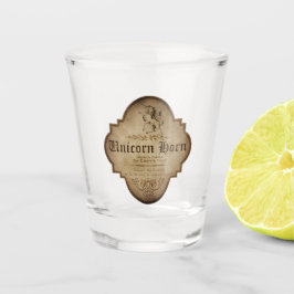 Unicorn Horn Apothecary Halloween Shot Glas