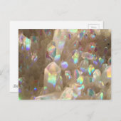 Unicorn Horn Aura Crystals Briefkaart (Voorkant / Achterkant)