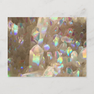 Unicorn Horn Aura Crystals Briefkaart