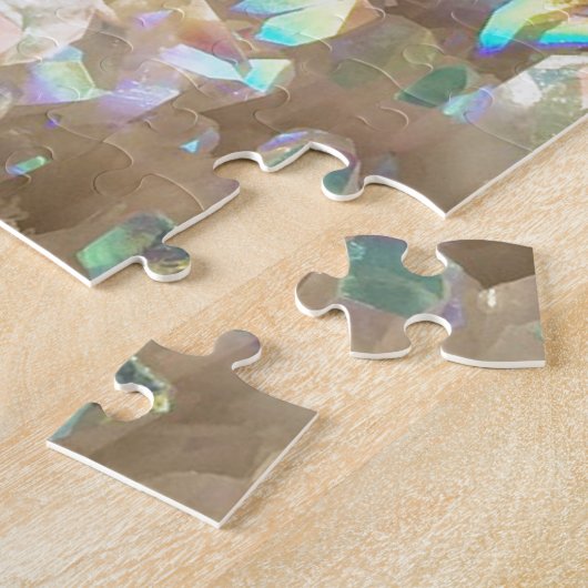 Unicorn Horn Aura Crystals Legpuzzel (Zijkant)