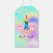 Unicorn Horn Party Favor Label Cadeaulabel (Achterkant)