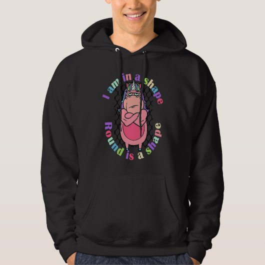 unicorn horse chubby angry hoodie (Voorkant)