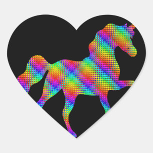 Unicorn Horse Rainbow Gift Heart Unicorn Hart Sticker