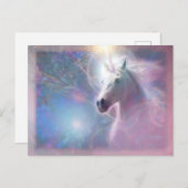 Unicorn Horse SHAFIRE Briefkaart (Voorkant / Achterkant)