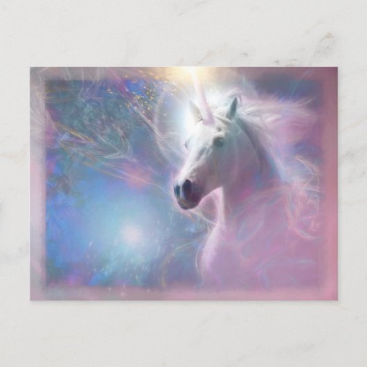Unicorn Horse SHAFIRE Briefkaart (Voorkant)