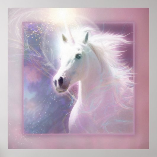 Unicorn Horse SHAFIRE Poster (Voorkant)