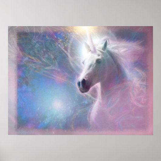 Unicorn Horse SHAFIRE Poster (Voorkant)