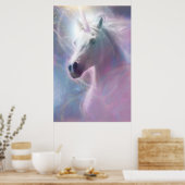 Unicorn Horse SHAFIRE Poster (Keuken)