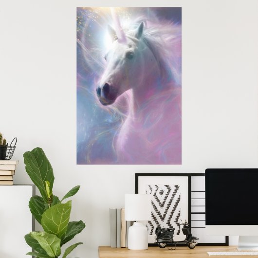 Unicorn Horse SHAFIRE Poster (Thuiskantoor)