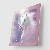 Unicorn Horse SHAFIRE Vierkante Klok (Hoek)