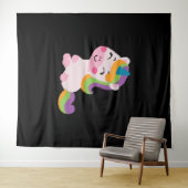 Unicorn Horse Wandkleed (In Situ (horizontaal))