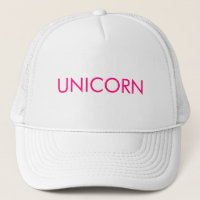 Unicorn hot roze minimalistische typografie grappi