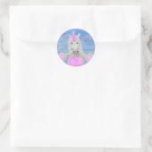 Unicorn Hugs Ronde Sticker (Tas)