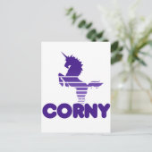 Unicorn Humor Briefkaart (Staand voorkant)