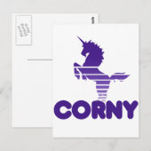 Unicorn Humor Briefkaart (Voorkant / Achterkant)
