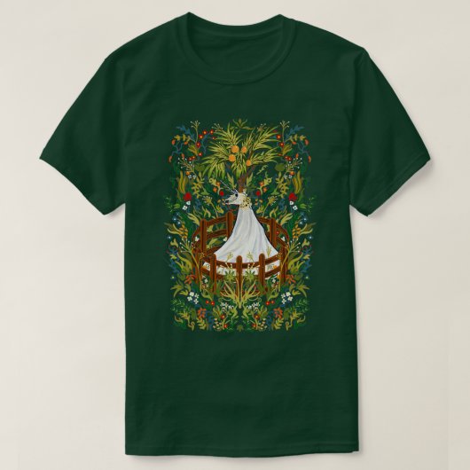Unicorn Hunt mari lwyd T-shirt (Design voorkant)