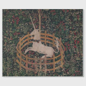 Unicorn Hunt Medieval Art - Unicorn Rests in Garde Cadeaupapier (Vlak)