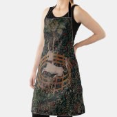 Unicorn Hunt Medieval Art - Unicorn Rests in Garde Schort (Insitu)