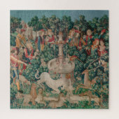 Unicorn Hunt Medieval Art - Unicorn wordt gevonden Legpuzzel (Verticaal)