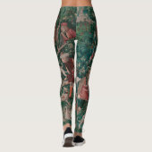 Unicorn Hunt Medieval Art verdedigt zichzelf Leggings (Achterkant)