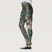 Unicorn Hunt Medieval Art verdedigt zichzelf Leggings (Links)