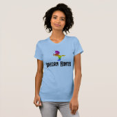 Unicorn Hunter (regenboog) T-shirt (Voorkant volledig)
