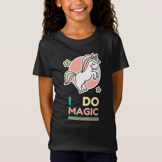 Unicorn - I Do Magic T-shirt (Voorkant)