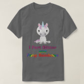 Unicorn I Fart Glitter en Poop Rainbows T-shirt (Design voorkant)