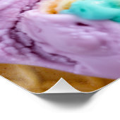 Unicorn Ice Cream Perfect Poster (Hoek)