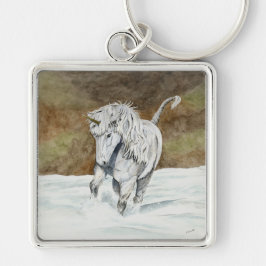 Unicorn IJslands Sleutelhanger