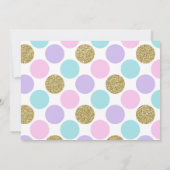 Unicorn-ijspartij Kaart (Achterkant)