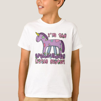 Unicorn Ik ben de kleine zuster T Shirt