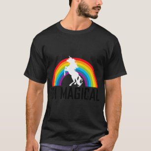 Unicorn Ik ben een magische regenboog voor meisjes T-shirt