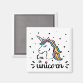Unicorn | Ik ben een Unicorn Magneet (Voorkant / Achterkant)