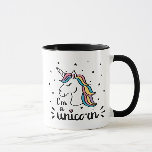 Unicorn | Ik ben een Unicorn Mok (Rechts)